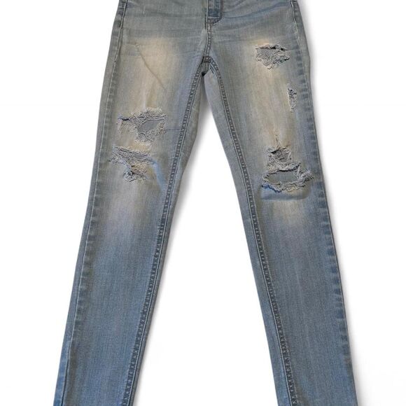 Y2K Wax Jean preppy skinny jeans - size 3 - Picture 1 of 7
